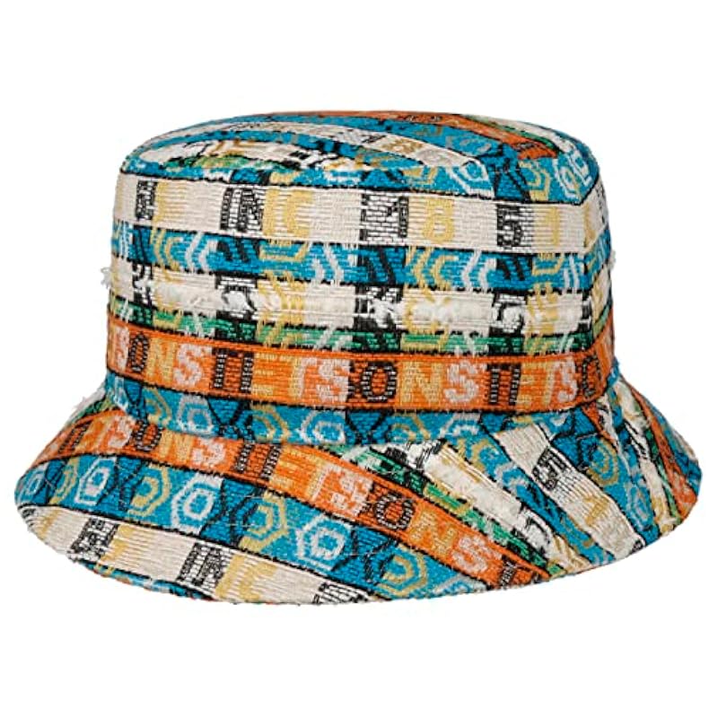 Stetson Jacquard Bucket Cloth Hat Women/Men - Made in The EU Mixed Colo ‎womens Accessories Stetson