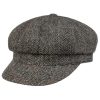 ‎mens Hats & Caps Stetson Stetson 8-Panel Wool Newsboy Cap Women/Men - Brown
